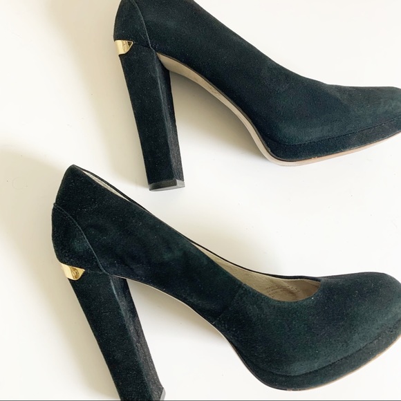 Michael Michael Kors | Suede Haven Pump | Black - Picture 4 of 6